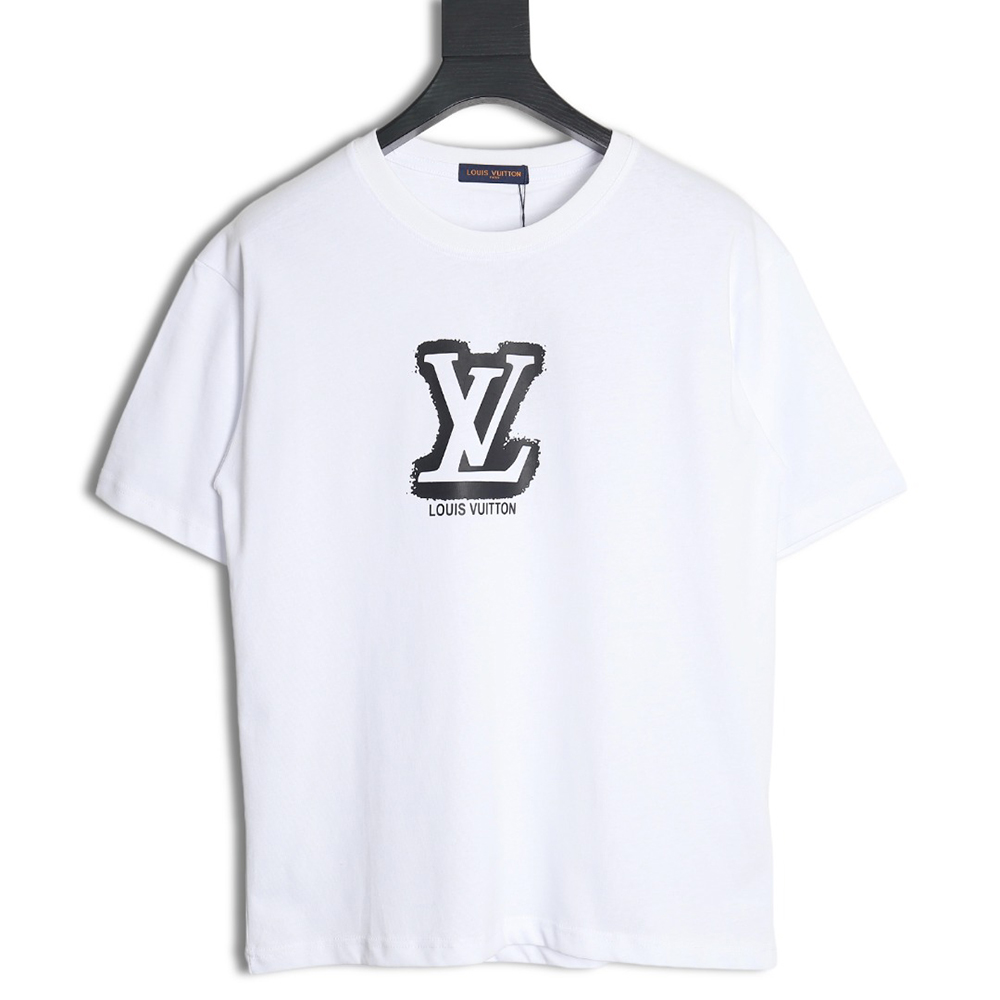 Louis Vuitton 24SS blurred logo print short-sleeved T-shirt