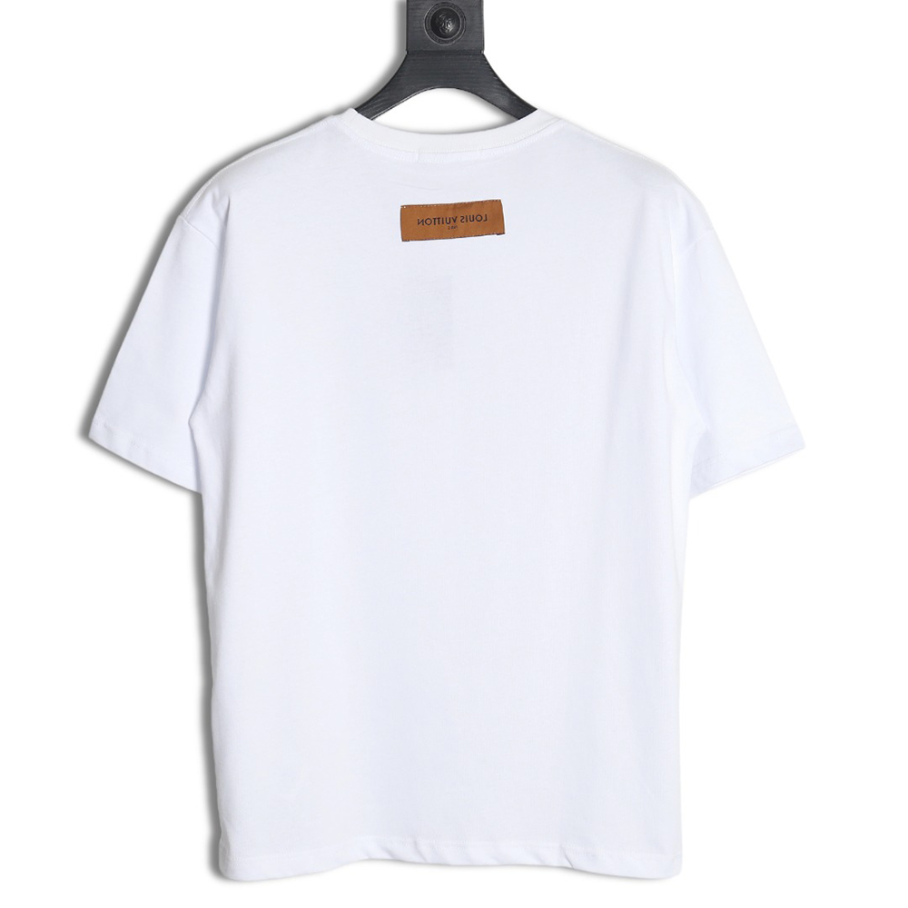 Louis Vuitton 24SS blurred logo print short-sleeved T-shirt