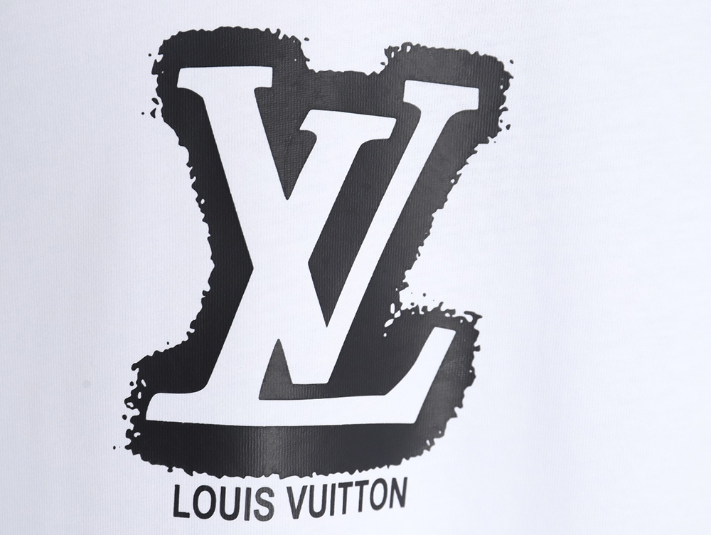 Louis Vuitton 24SS blurred logo print short-sleeved T-shirt