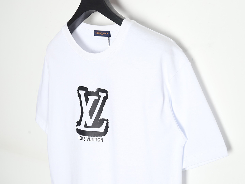 Louis Vuitton 24SS blurred logo print short-sleeved T-shirt