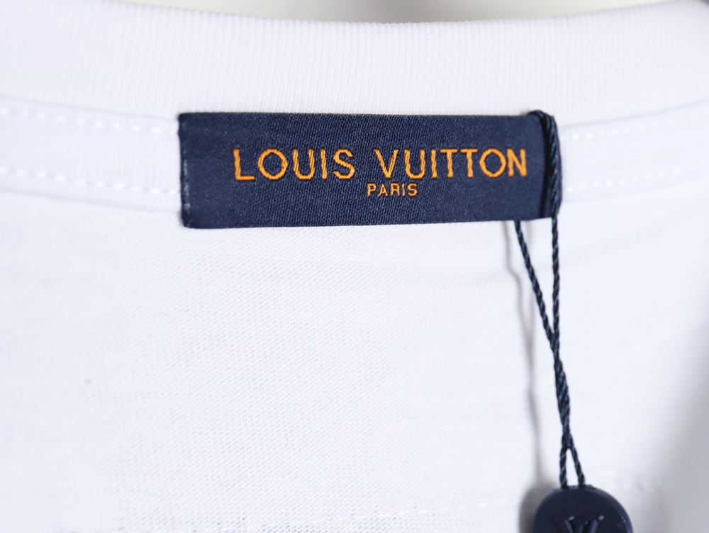 Louis Vuitton 24SS blurred logo print short-sleeved T-shirt