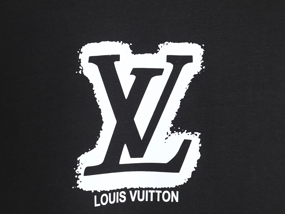 Louis Vuitton 24SS blurred logo print short-sleeved T-shirt TSK1