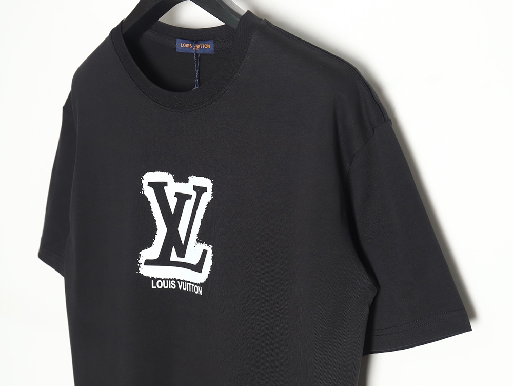 Louis Vuitton 24SS blurred logo print short-sleeved T-shirt TSK1