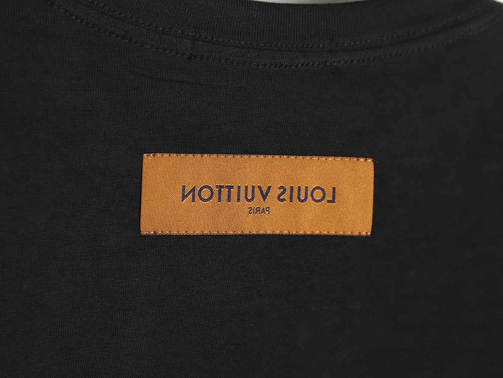 Louis Vuitton 24SS blurred logo print short-sleeved T-shirt TSK1