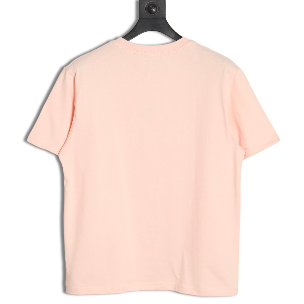 Loewe solid color embroidered large logo T-shirt