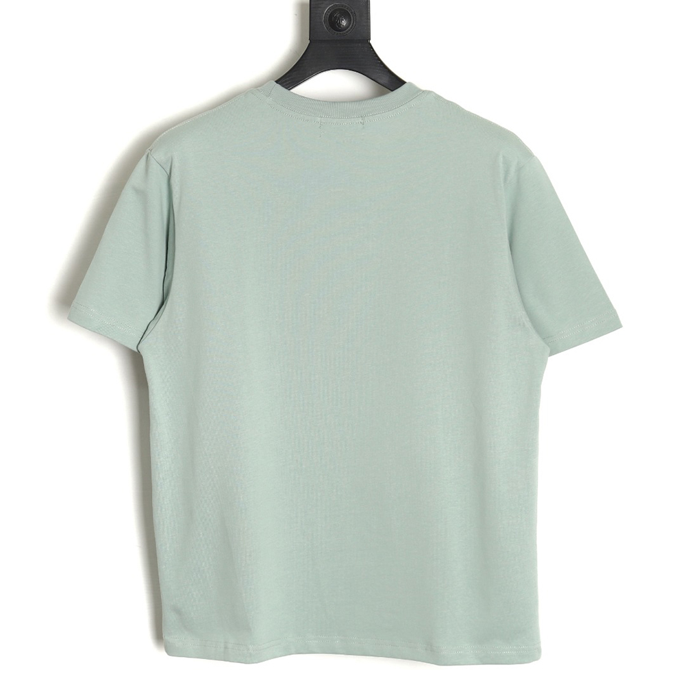 Loewe solid color embroidered large logo T-shirt TSK1