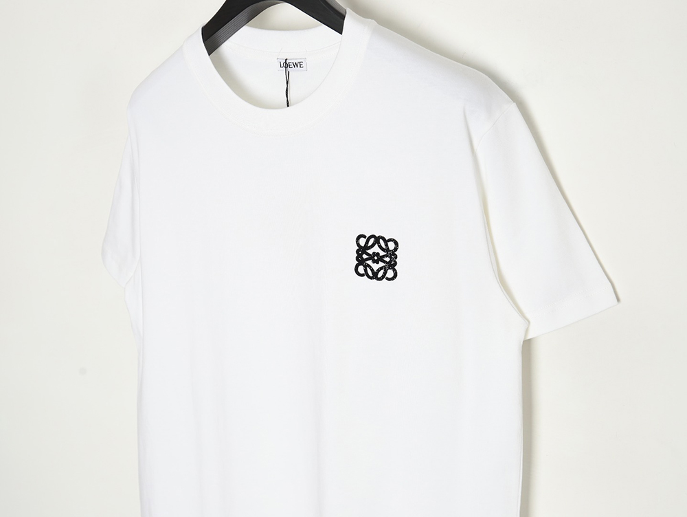 Loewe rhinestone logo short sleeve