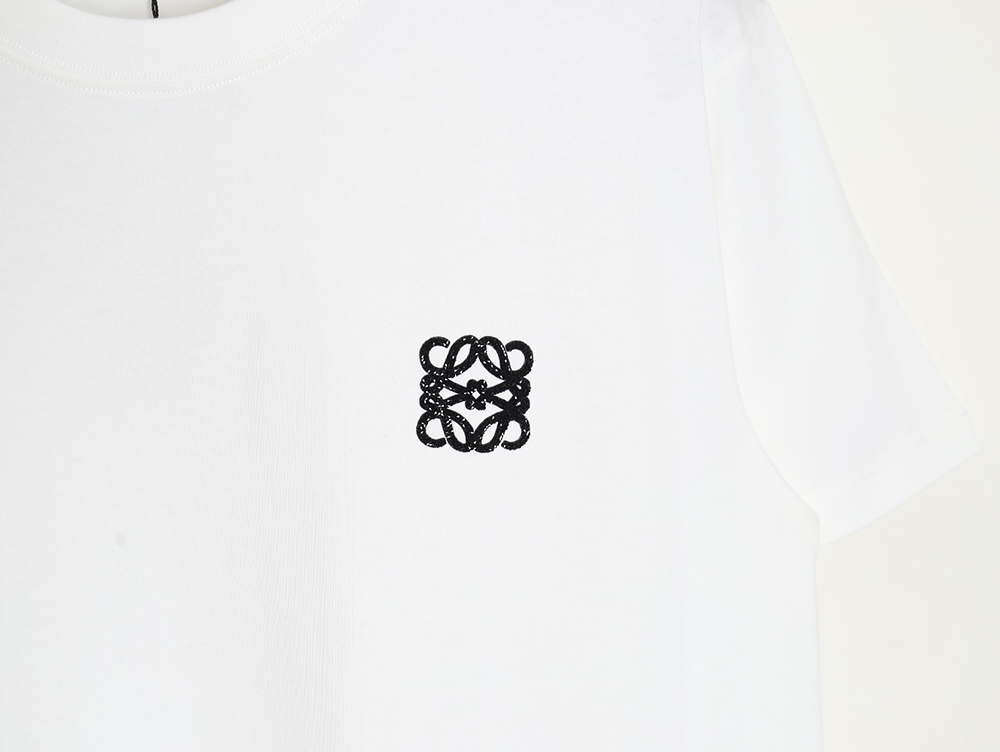 Loewe rhinestone logo short sleeve