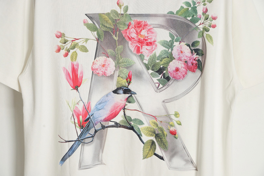 Represent 23SS floral print short-sleeved T-shirt