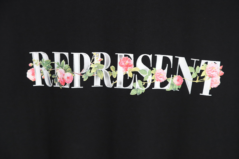 Represent 23SS floral print short-sleeved T-shirt TSK1