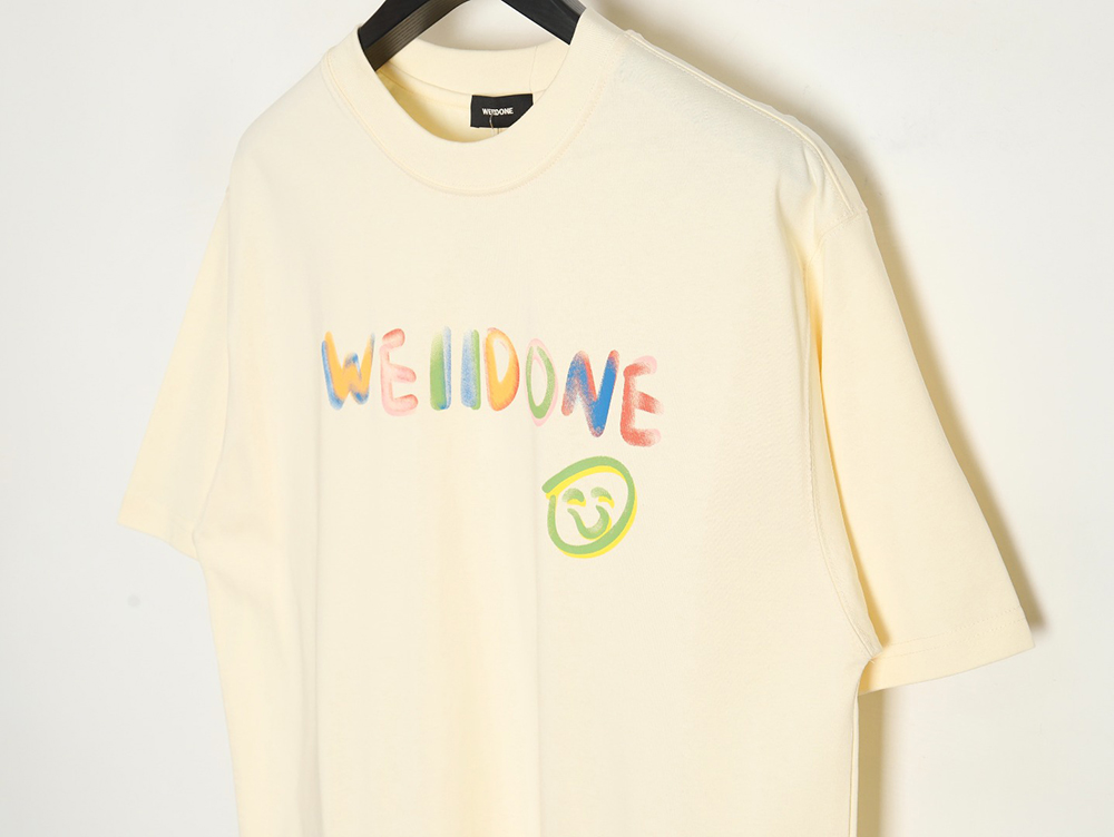 WE11 DONE 24SS graffiti logo short-sleeved T-shirt