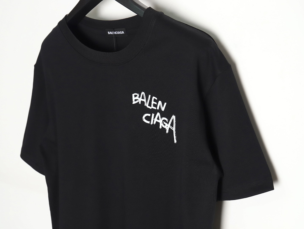 Balenciaga 24SS misplaced letter print short-sleeved T-shirt TSK1