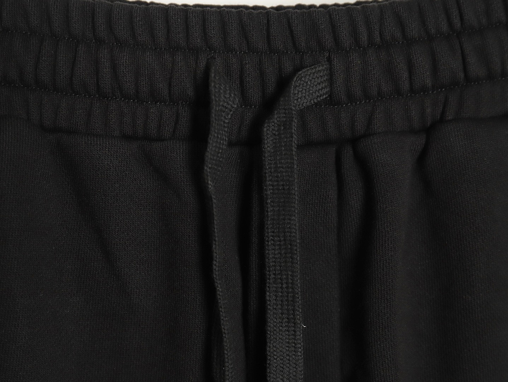 Balenciaga 24ss fuzzy cola print ripped shorts