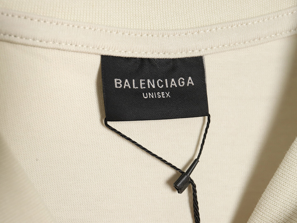 Balenciaga 24ss double B embroidered short sleeves