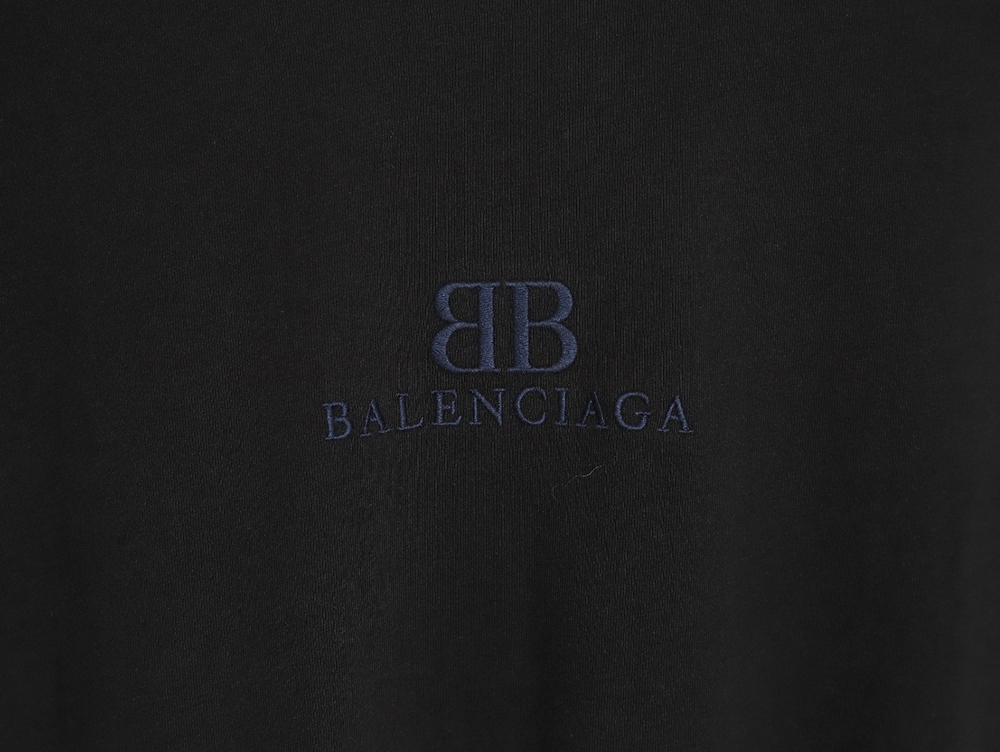 Balenciaga 24ss double B embroidered short sleeves TSK1