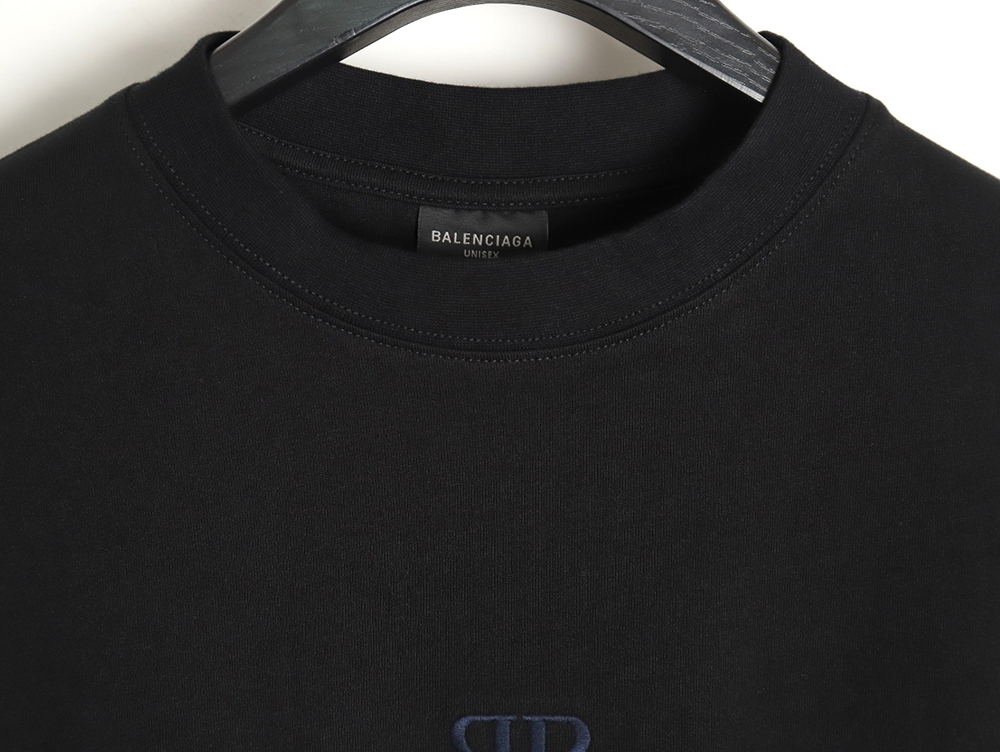 Balenciaga 24ss double B embroidered short sleeves TSK1