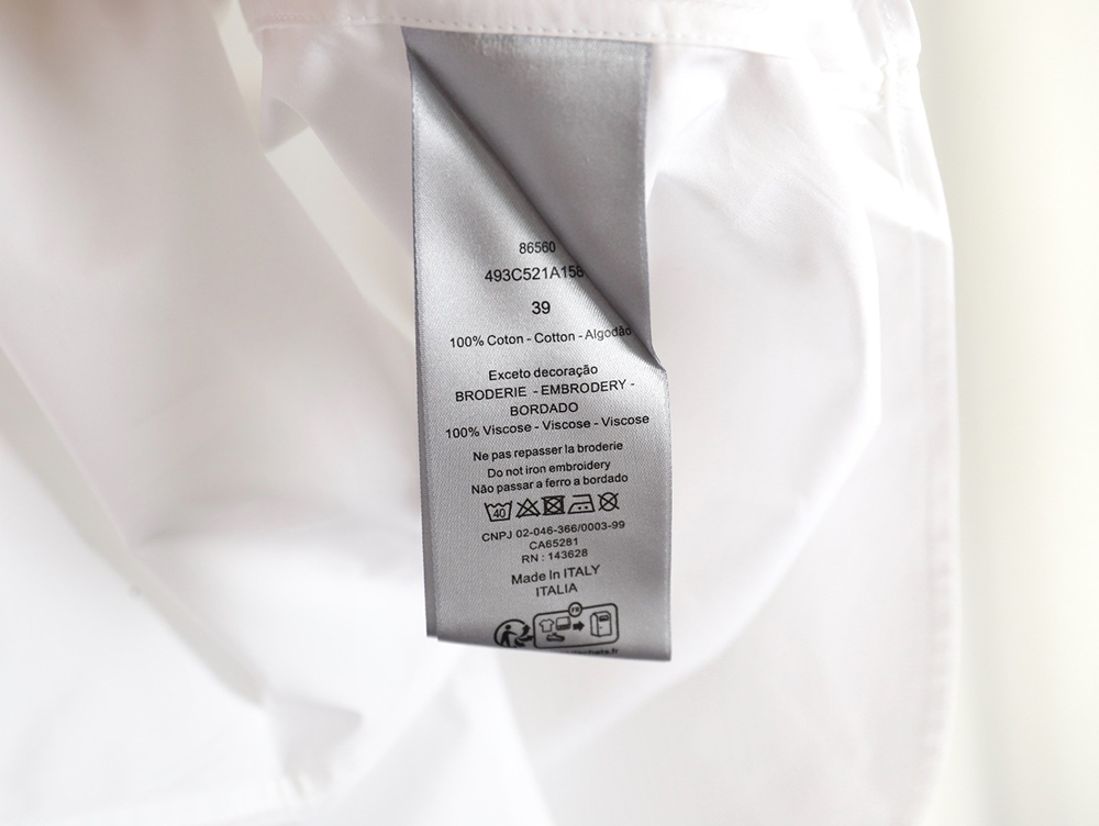 Dior 1947 embroidered long-sleeved shirt