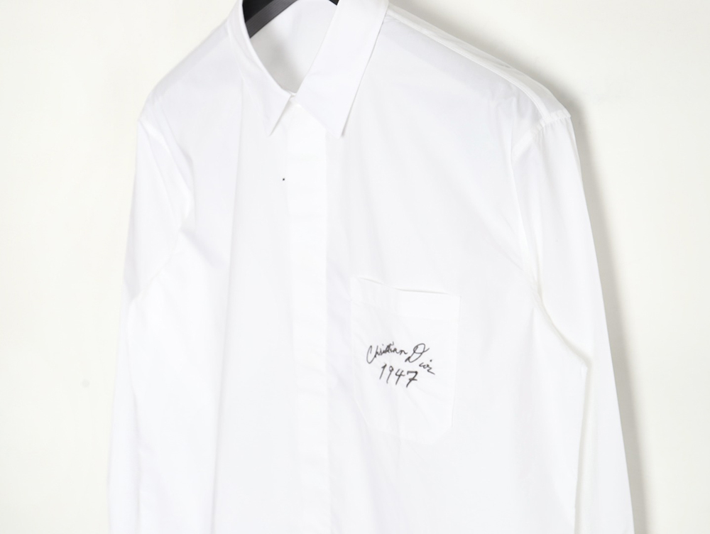 Dior 1947 embroidered long-sleeved shirt