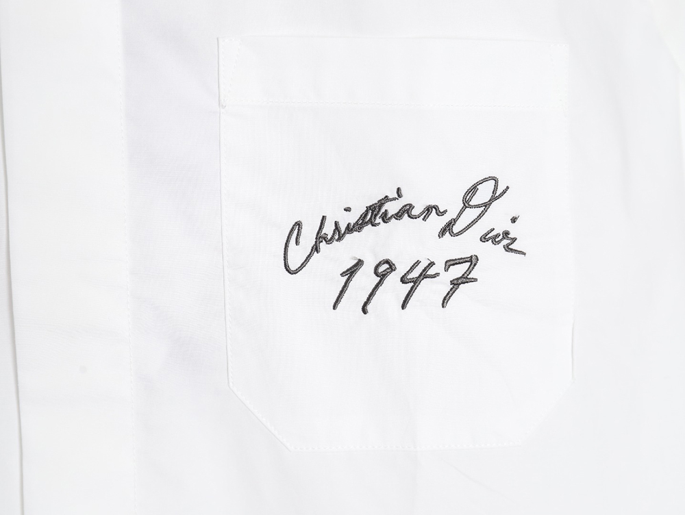 Dior 1947 embroidered long-sleeved shirt
