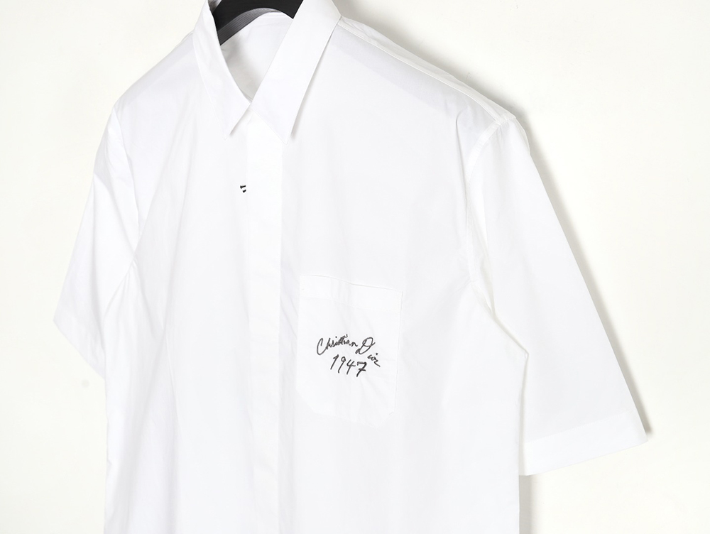 Dior 1947 embroidered short-sleeved shirt