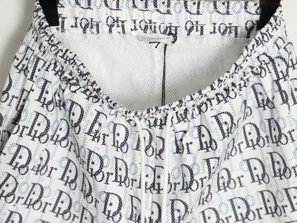 Dior 24ss all-over lettering beach shorts