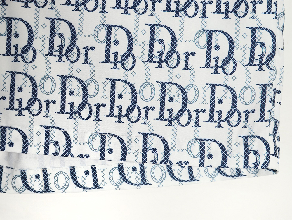 Dior 24ss all-over lettering beach shorts TSK1