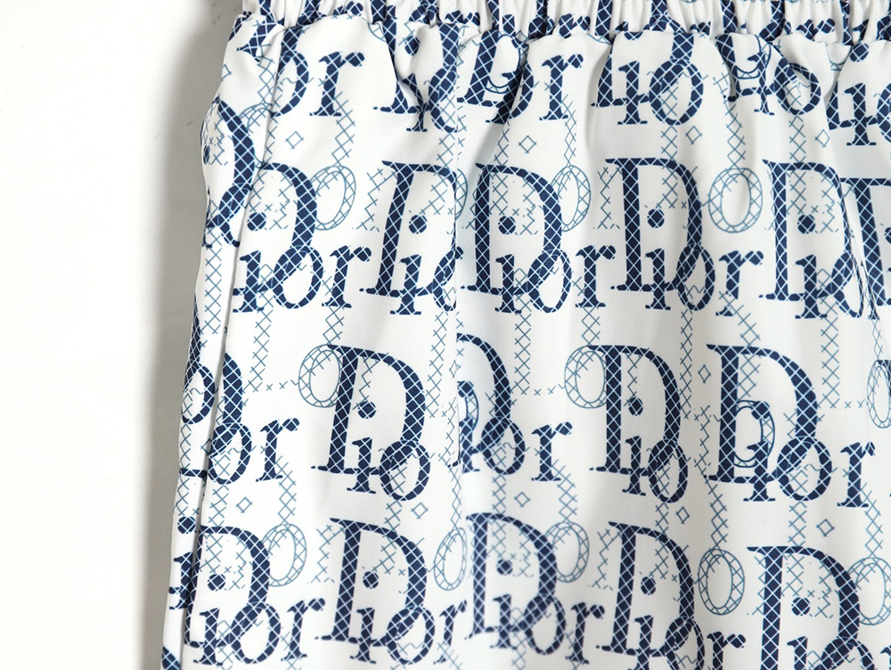Dior 24ss all-over lettering beach shorts TSK1