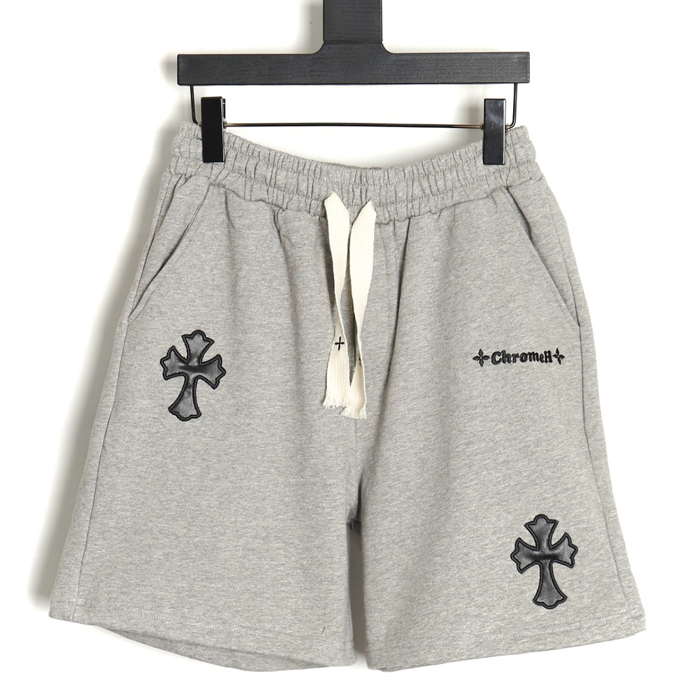 Chrome hearts embroidered Sanskrit cross Terry shorts