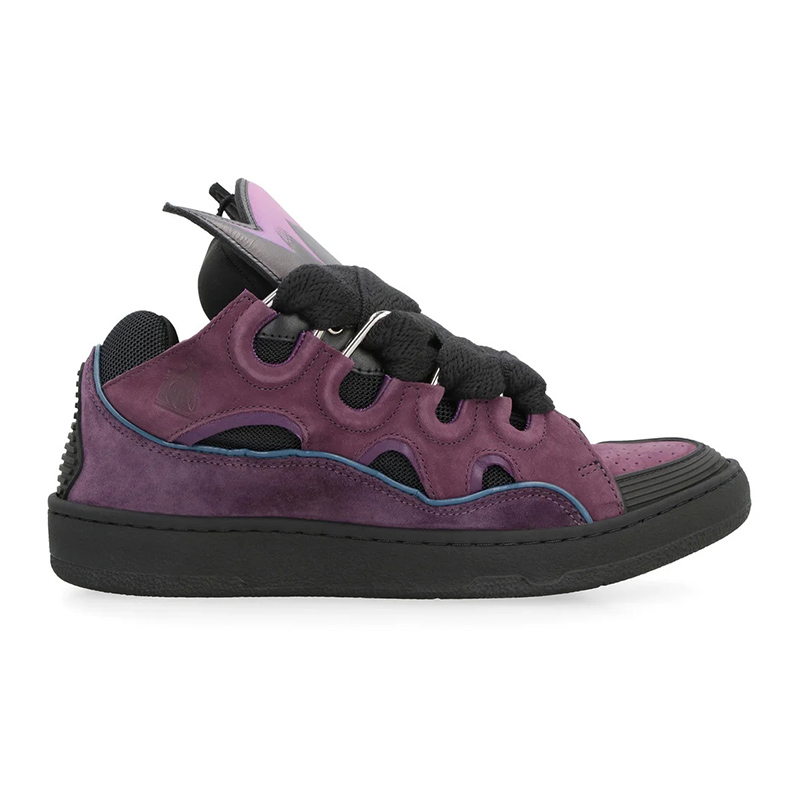 Lanvin Curb Lace-Up Sneakers