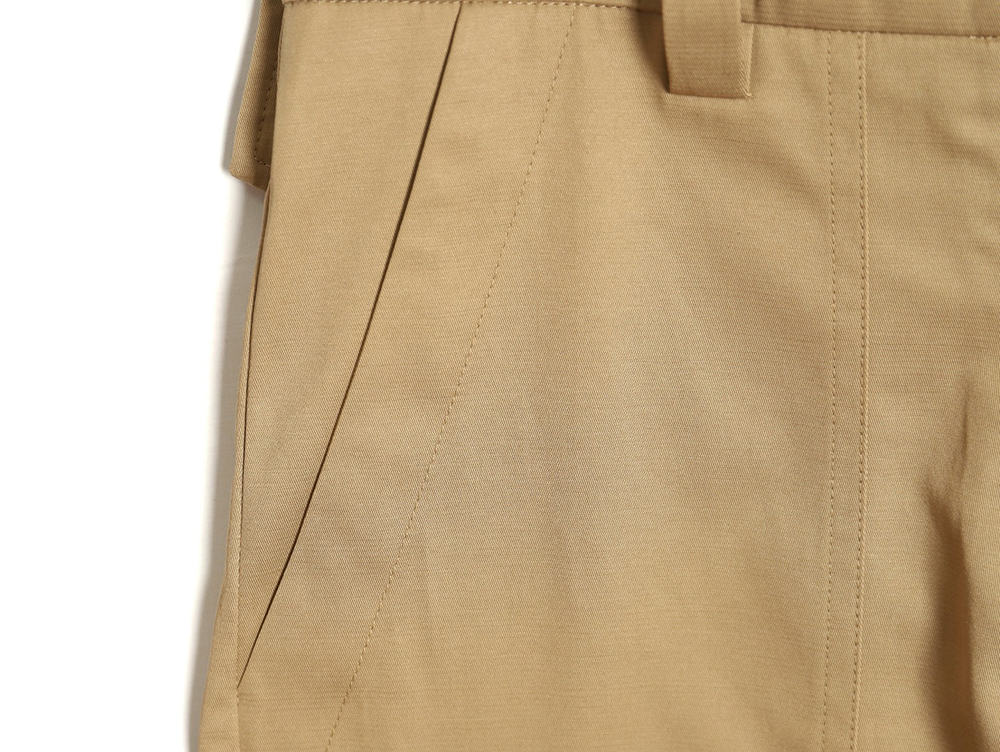 Miu Miu Bermuda Khaki Cargo Shorts