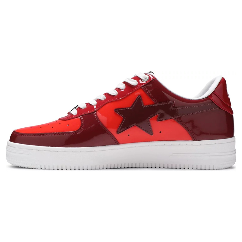 Bapesta Low M1 'Color Camo Combo - Red'