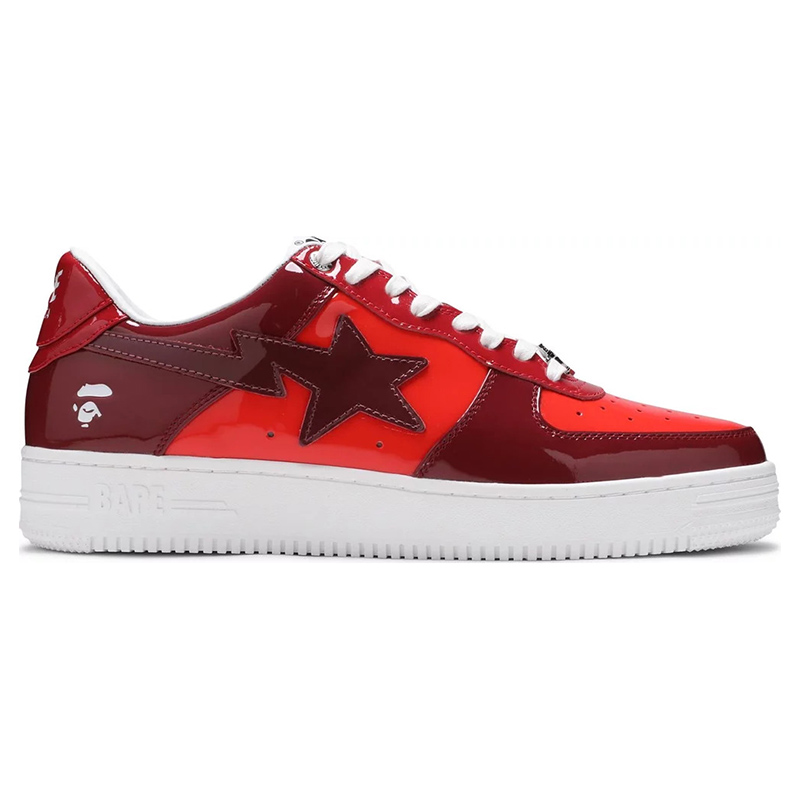 Bapesta Low M1 'Color Camo Combo - Red'