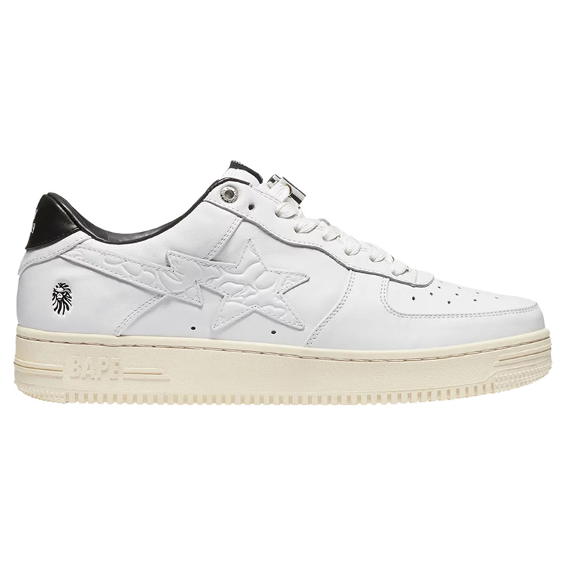 BAPE BLACK x Bapesta ''White Black''