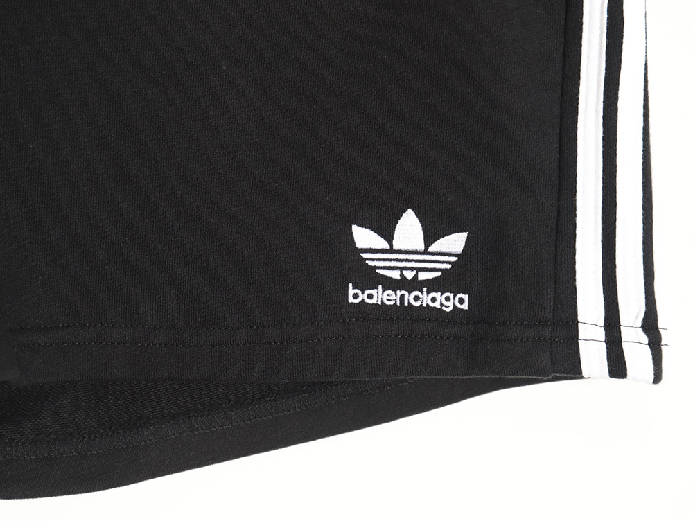 Balenciaga x Adidas Trefoil Stripe Web Track Shorts TSK1