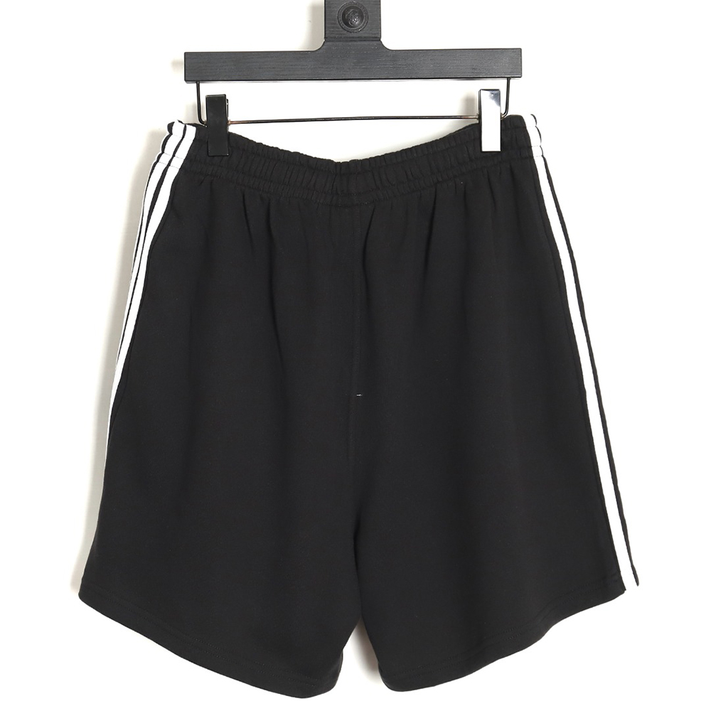 Balenciaga x Adidas Trefoil Stripe Web Track Shorts TSK1