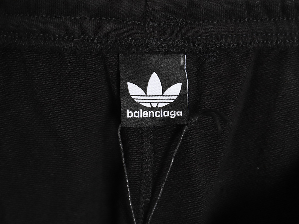 Balenciaga x Adidas Trefoil Stripe Web Track Shorts TSK1