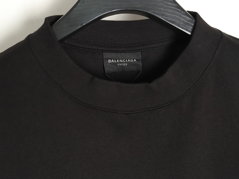 Balenciaga 24ss Paris series rhinestone letter short sleeves