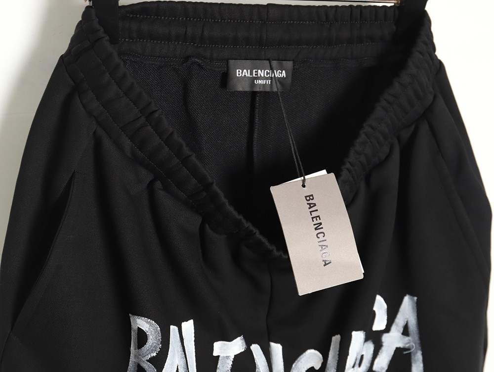 Balenciaga 24ss Coke logo hand-painted graffiti shorts TSK1