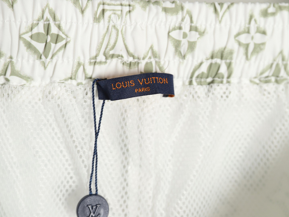 Louis Vuitton 24ss distressed shorts with printed monogram