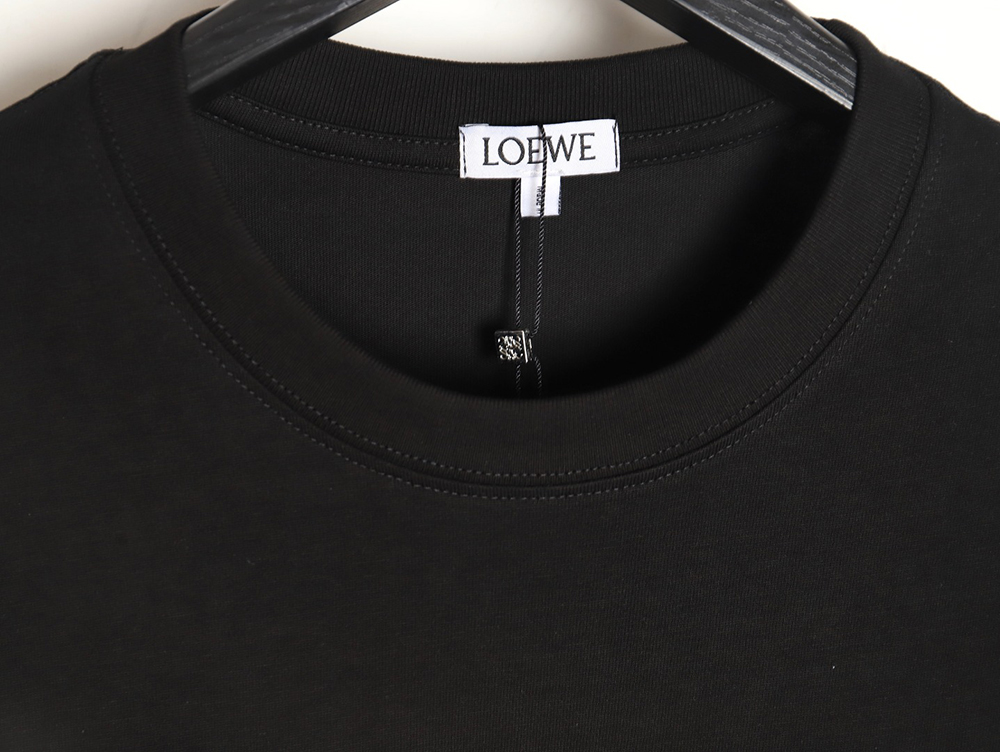 Loewe Anagram Half Hand-Painted Embroidered Short Sleeve T-Shirt TSK1