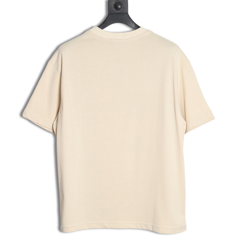 Loewe Silver Embroidered Short Sleeve T-Shirt