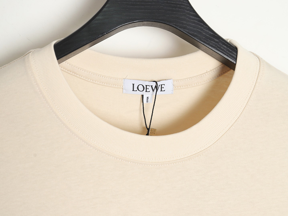 Loewe Silver Embroidered Short Sleeve T-Shirt