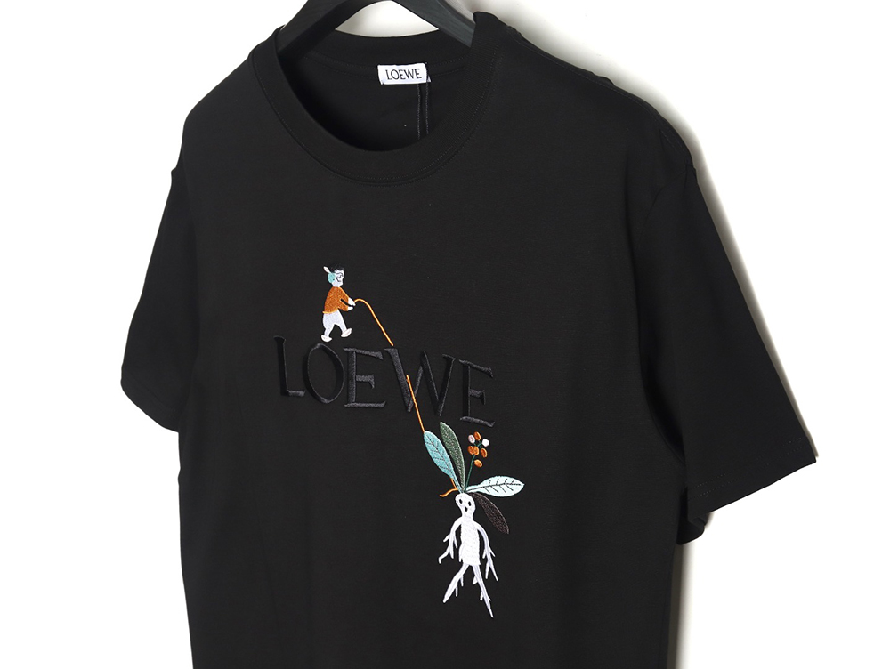 Loewe & Suna Fujita Mandrake Embroidered Short Sleeve TSK1