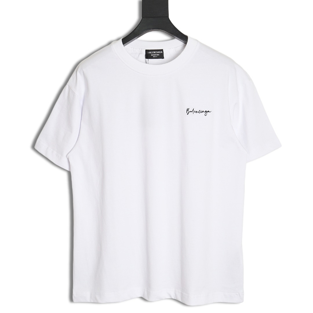 Burberry 24ss signature logo embroidered short sleeve T-shirt TSK1