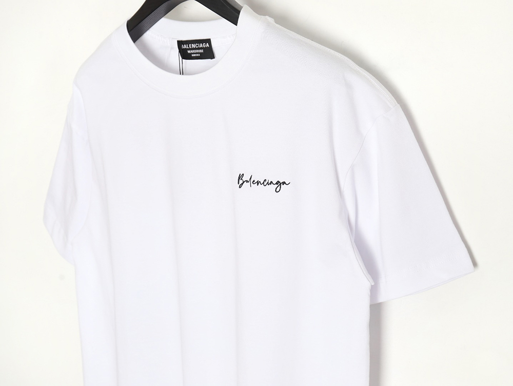 Burberry 24ss signature logo embroidered short sleeve T-shirt TSK1