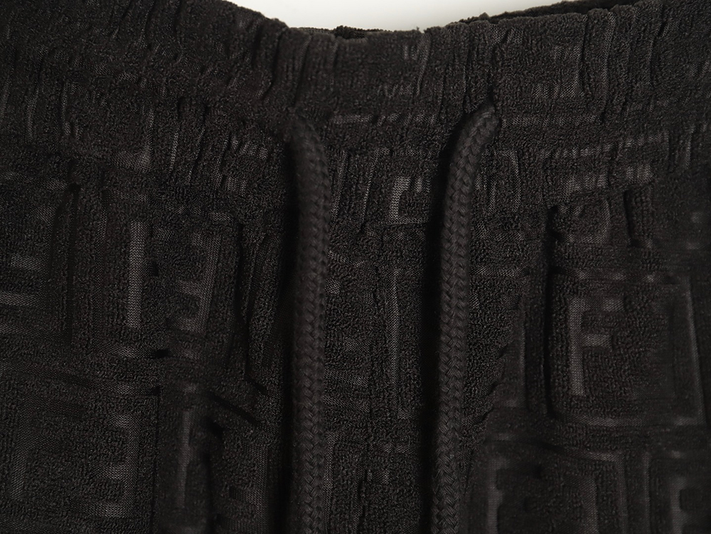 Fendi 24ss all-over double F embossed jacquard shorts