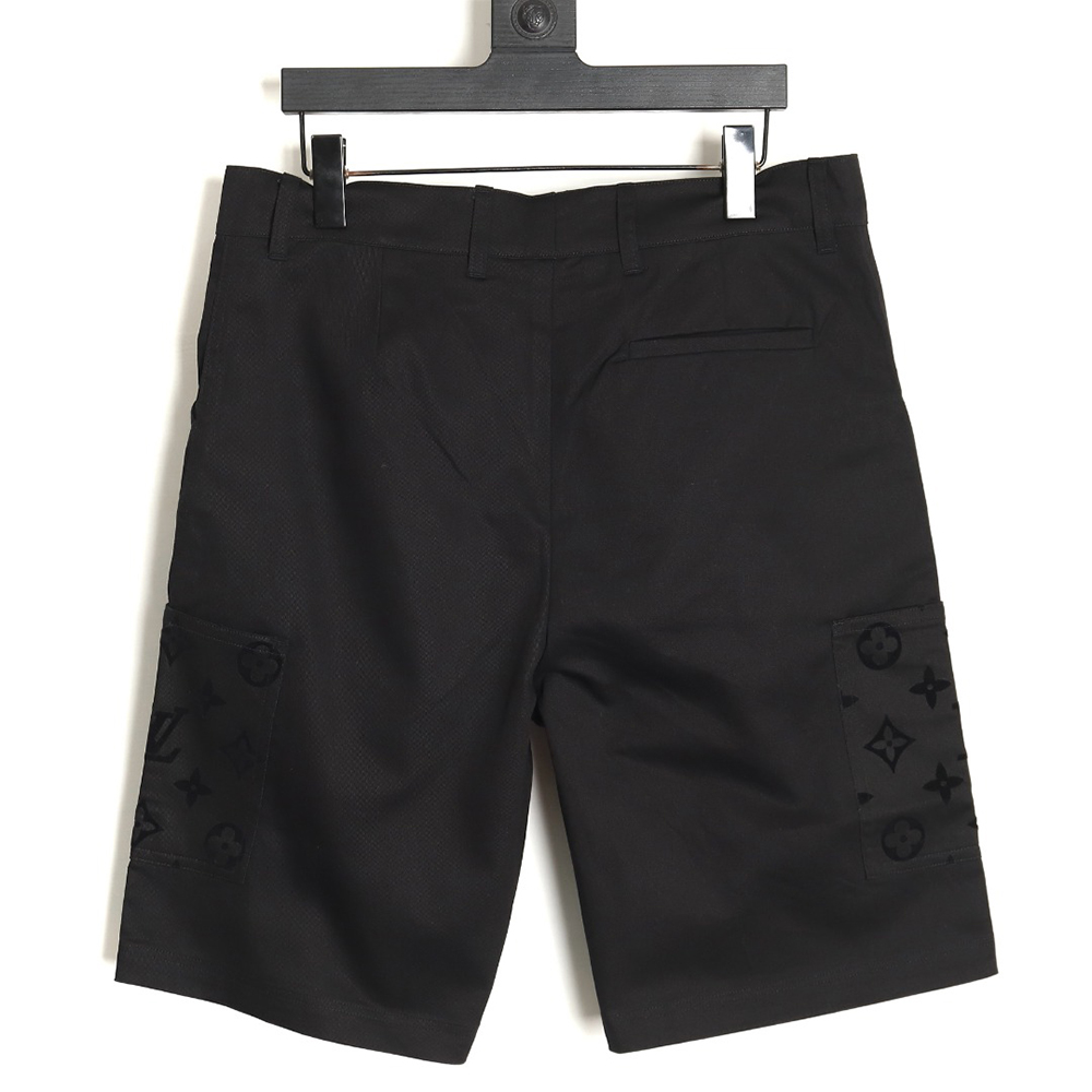 Louis Vuitton Preco drofw monogram flocked shorts