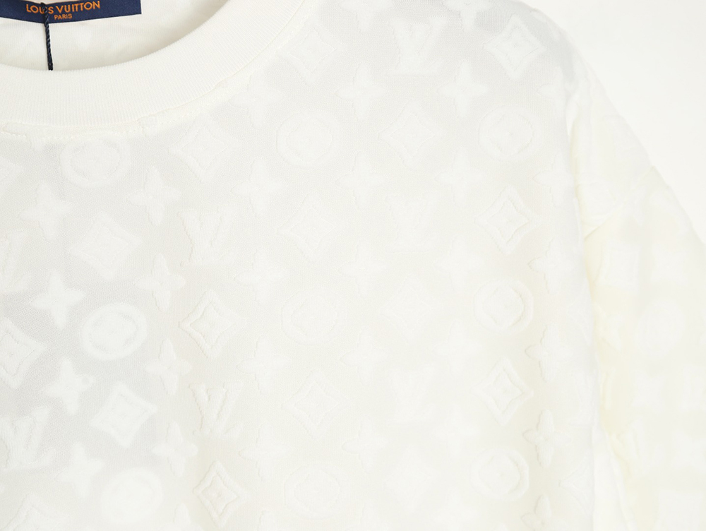 Louis vuitton 24ss full print monogram embossed T-shirt