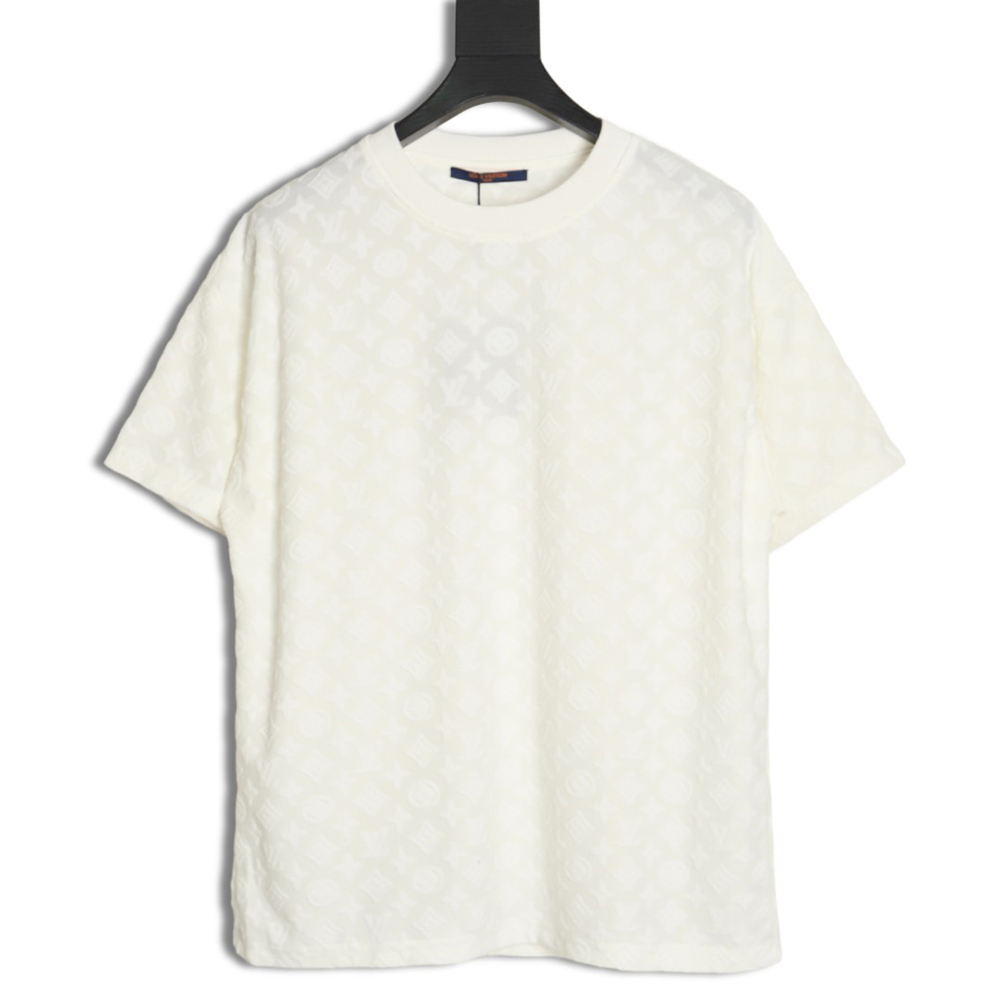 Louis vuitton 24ss full print monogram embossed T-shirt