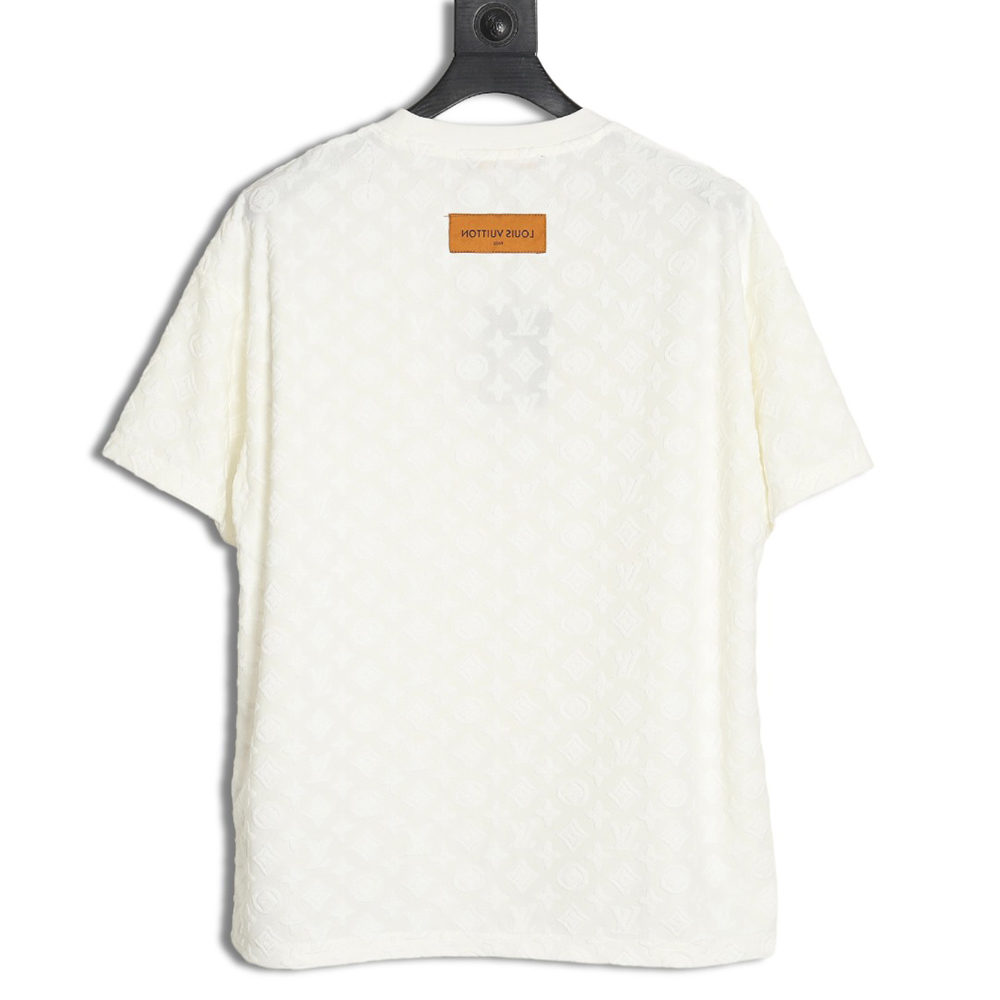 Louis vuitton 24ss full print monogram embossed T-shirt